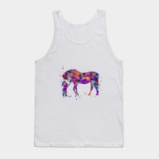 Little boy and horse Tank Top